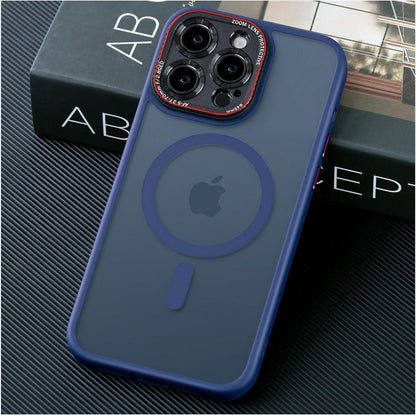 Schutzhülle MagSafe für iPhone 14 Pro Max, N56 Magnet, Stoßfest, Blau
