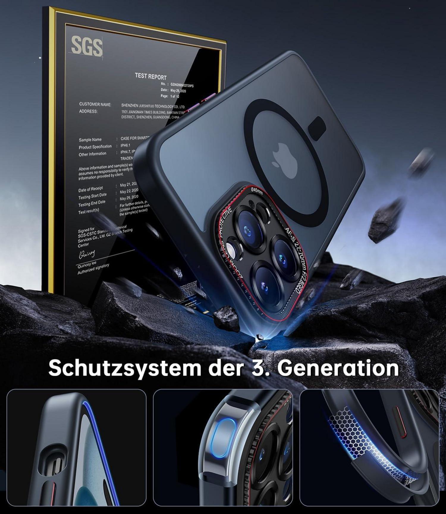 iPhone 13 Pro Max Hülle MagSafe Integrierter Kameraschutz N56 Magnete