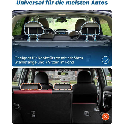 JOYTUTUS Schutzgitter Auto Hundegitter Aluminium Trenngitter