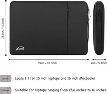 Laptoptasche 17,3 Zoll Schutz Laptophülle Griff 2 Fach