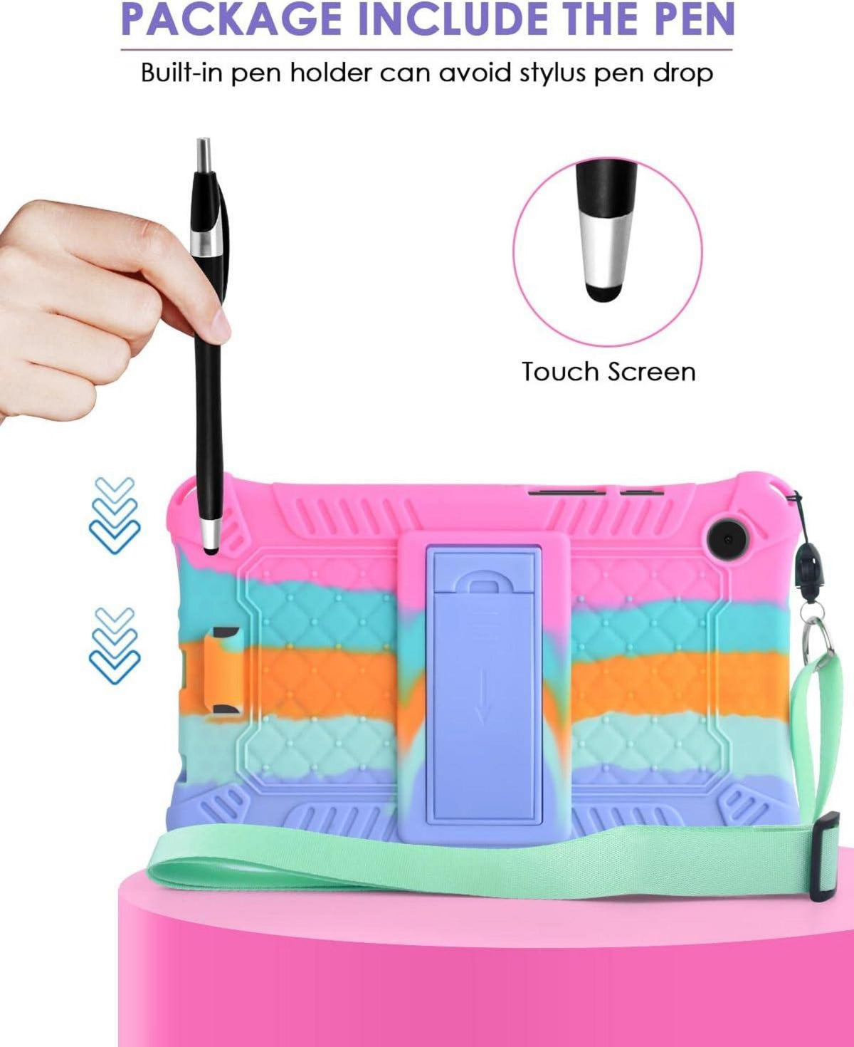 KATUMO Silikon Kinder Hülle für Samsung Galaxy Tab A9 2023