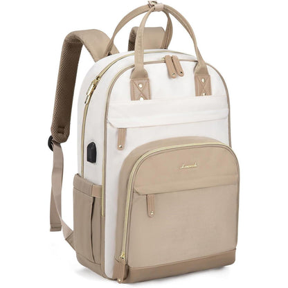 Damen Rucksack 15.6 Zoll Laptopfach Wasserdicht Schultasche