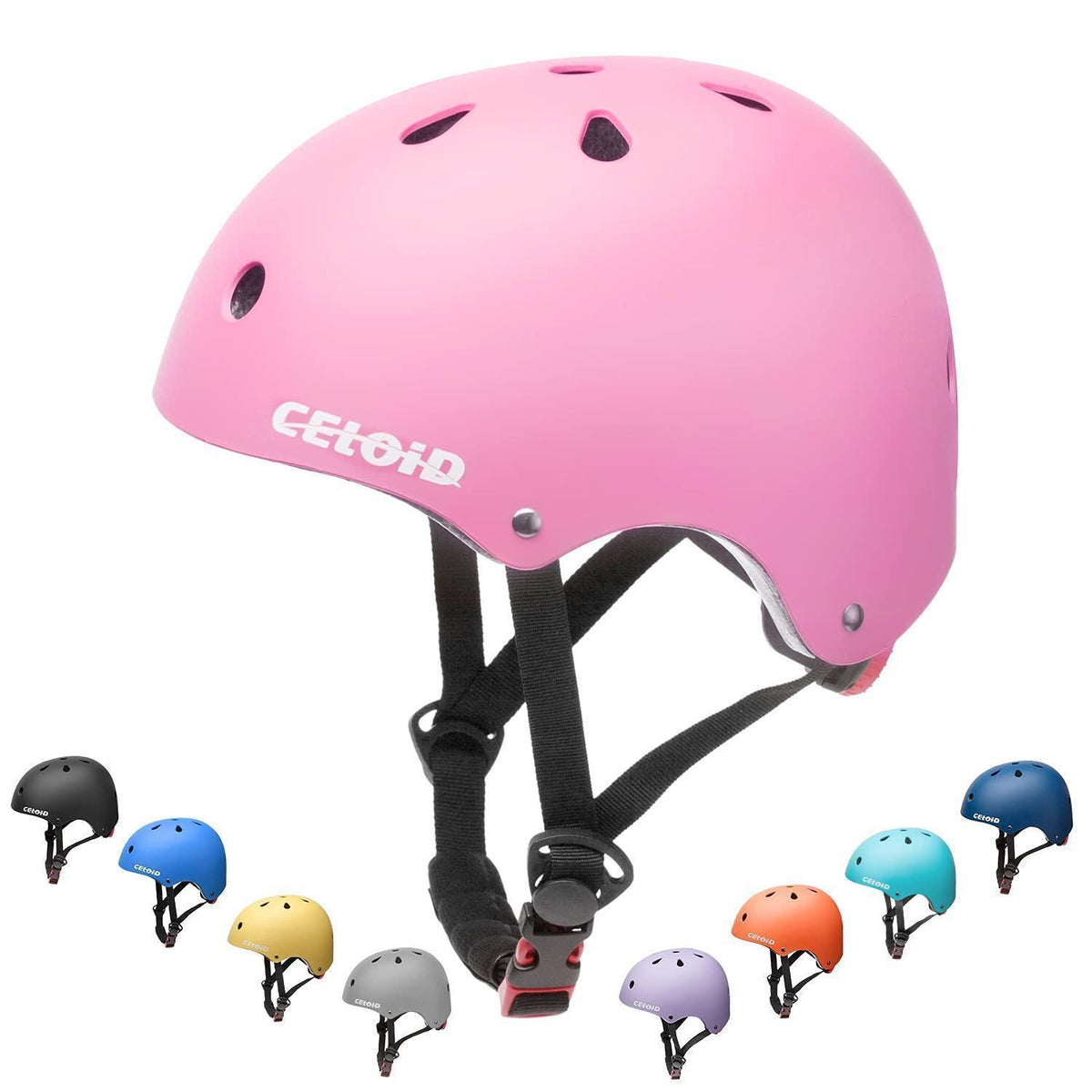Kinder Fahrradhelm Set 3-16 Jahre | Skateboard, Roller & Co. Rosa