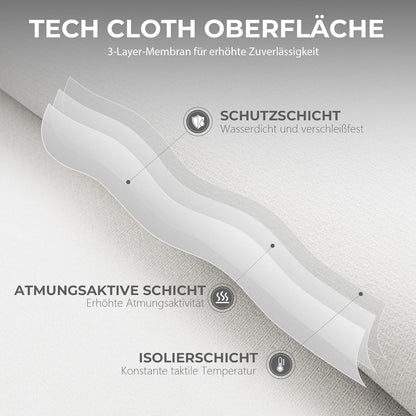 Ergonomischer Chefsessel mit Fußstütze und