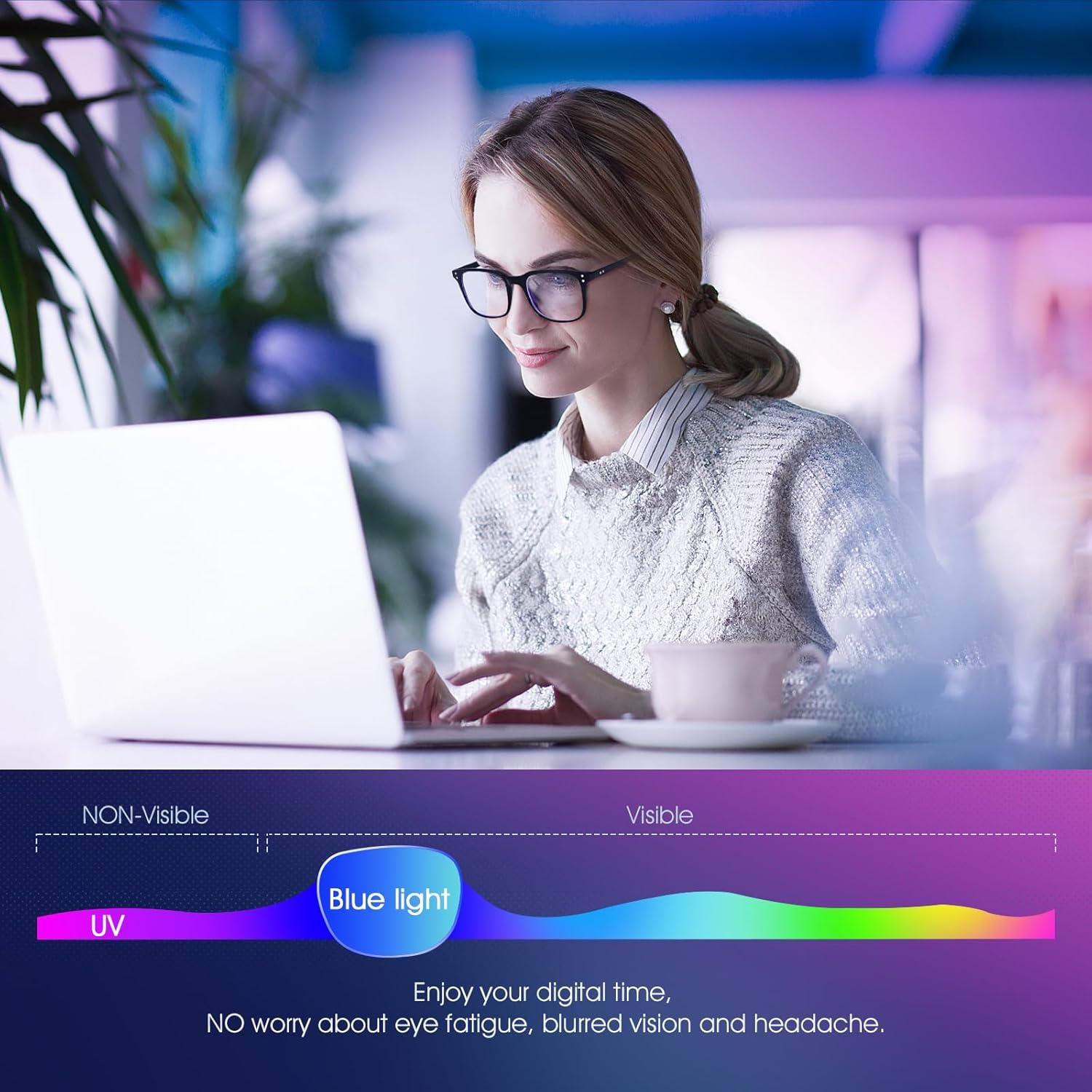 Blaulichtfilter Brille Blue Light Gaming UV Computer Oc092