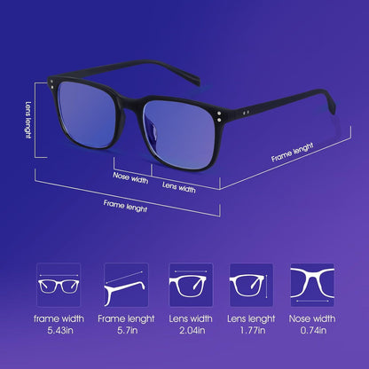 Occffy Blaulichtfilter Brille Herren Damen Gaming Computerbrille Ca011