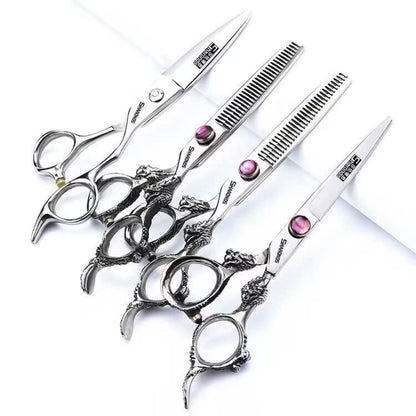 Professionelle Haarschere 6 Zoll - 4er Set Edelstahl