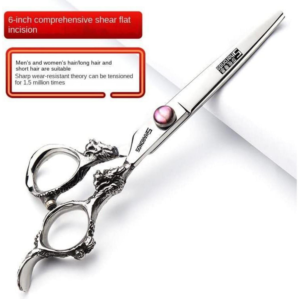 Professionelle Haarschere 6 Zoll - 4er Set Edelstahl