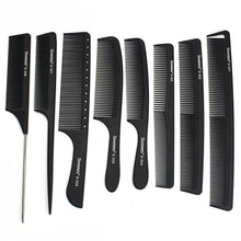 Professionelles Barber Carbon Comb Set - 8-teilig/10-teilig