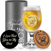 Personalisiertes Bierglas für Papa - Lustiges Geschenk zum