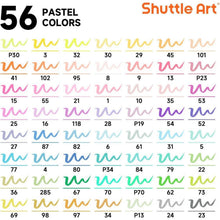 56er Pastell Brush Pen Set für Kinder und Erwachsene