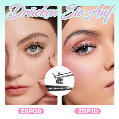 Selbstklebende Wimpern 72 Stück – Klebefrei & Wiederverwendbar