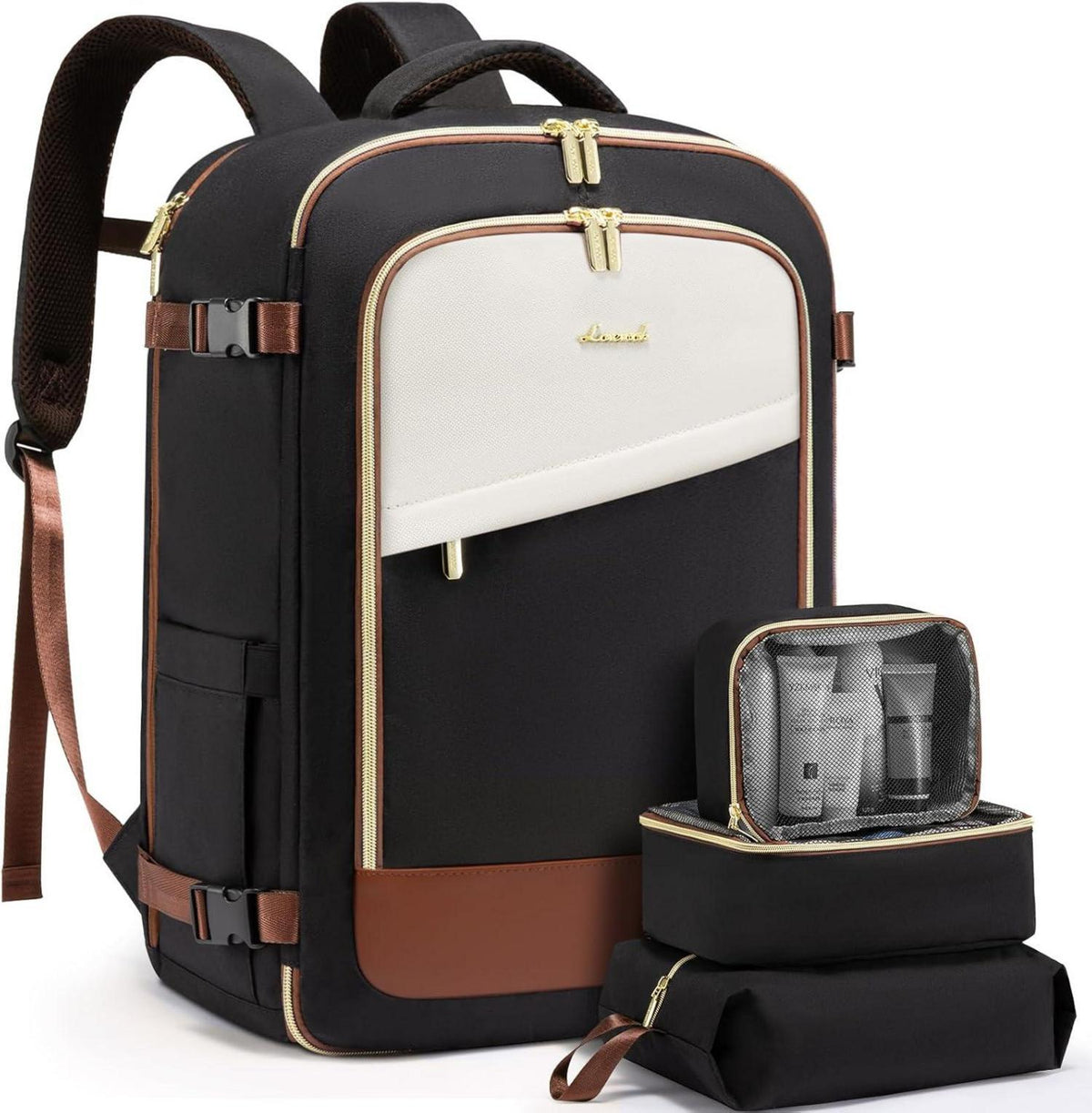 Handgepäck Rucksack Damen 17 Zoll Laptop Wasserdicht 40L - Carry on
