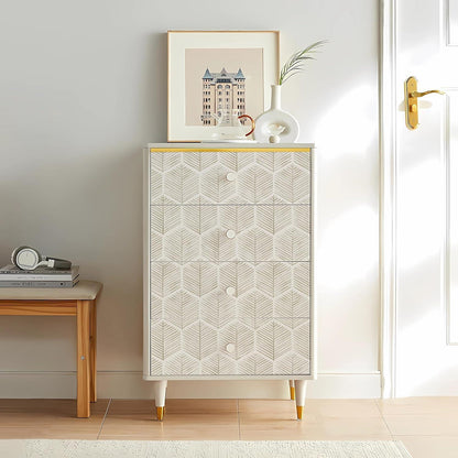 Selbstklebende Möbeltapete Beige Sechseckig 44x300cm