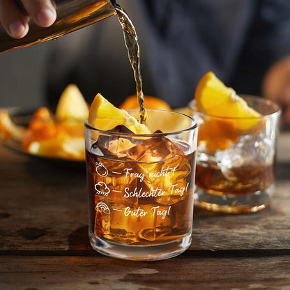 Personalisiertes Whiskyglas mit Gravur - Lustige Whisky