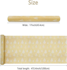 Weihnachtsgeschenkpapierrolle Kraftpapier Sterne