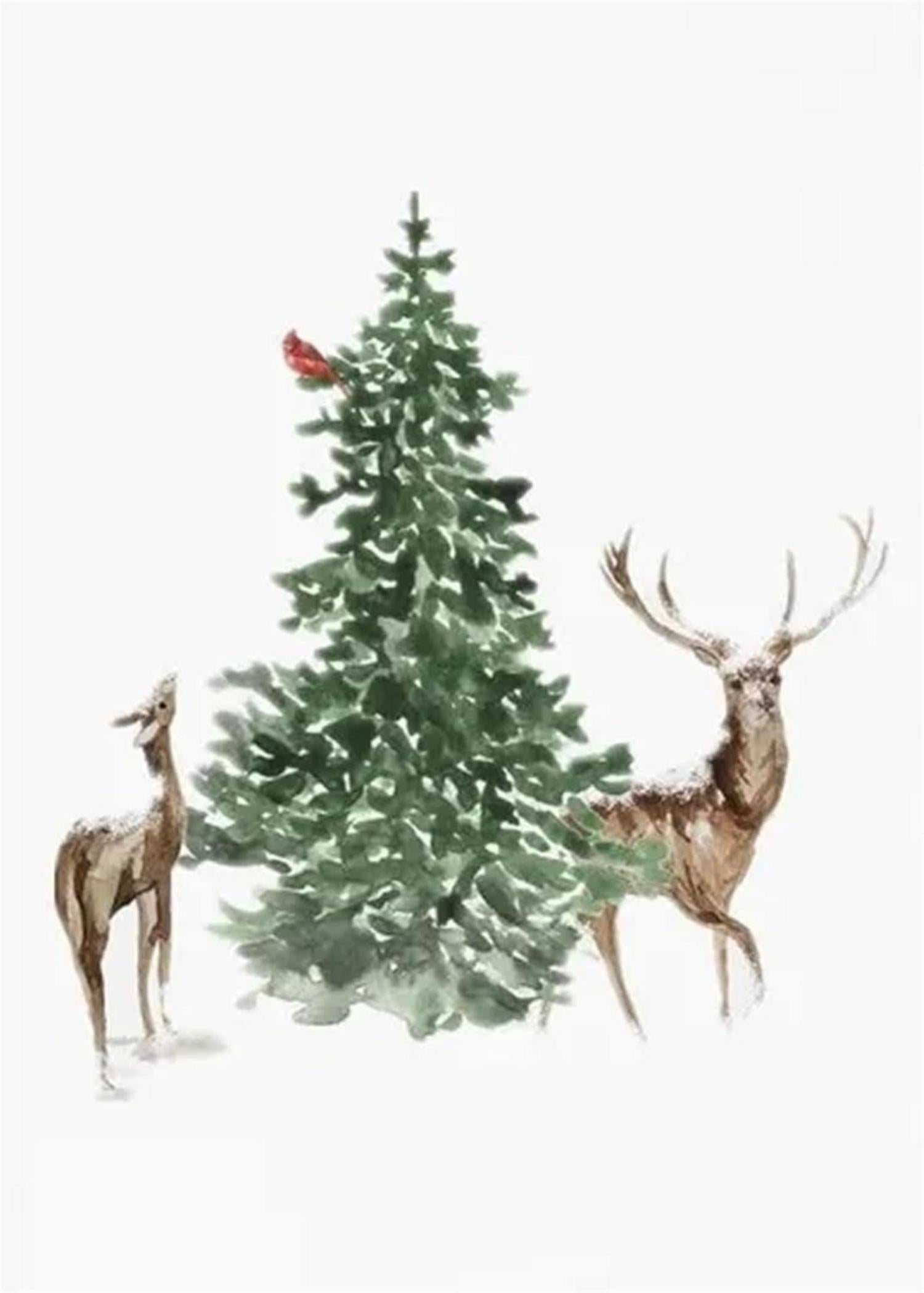 3er Premium Weihnachts-Poster Set ohne Rahmen für Wanddekoration