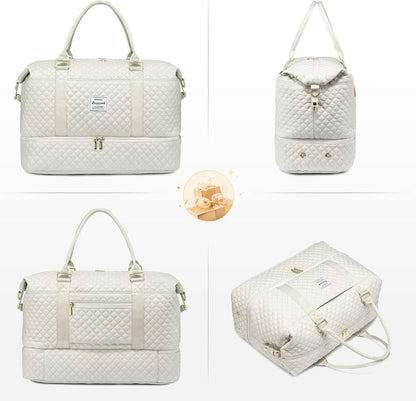 Damen Reisetasche LOVEVOOK Sporttasche Groß Weekender Wasserdicht