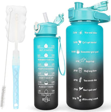 Sport-Trinkflasche 2er Pack BPA-freies 2L + 750ml Set