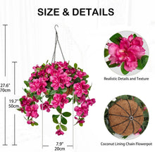 Hängende Kunstblume Morning Glory 70cm - Deko Blumenkranz