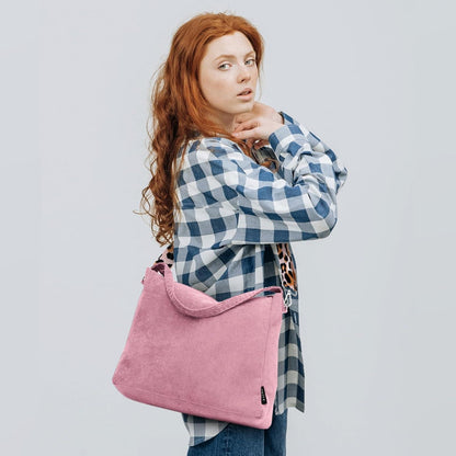 Tote Bag Handtasche Damen Umhängetasche Cord Shopper mit