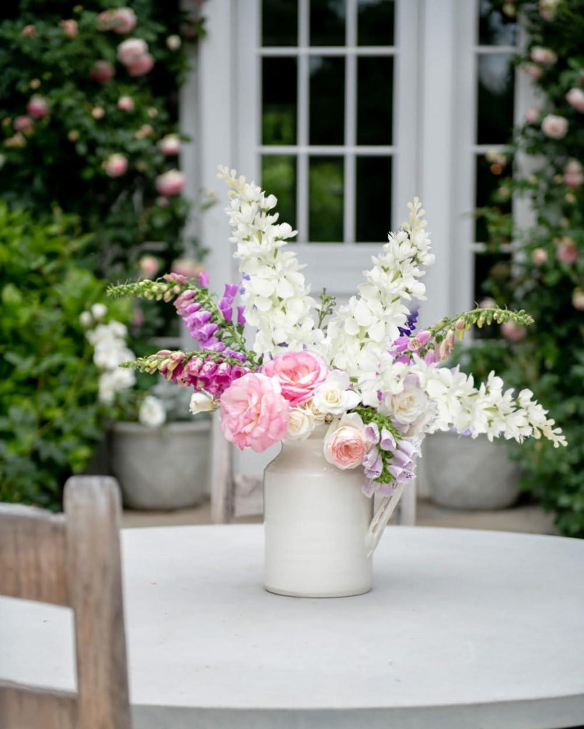 Künstliche Rittersporn Delphinium Kunstblumen 6er-Set Deko Home Frühling