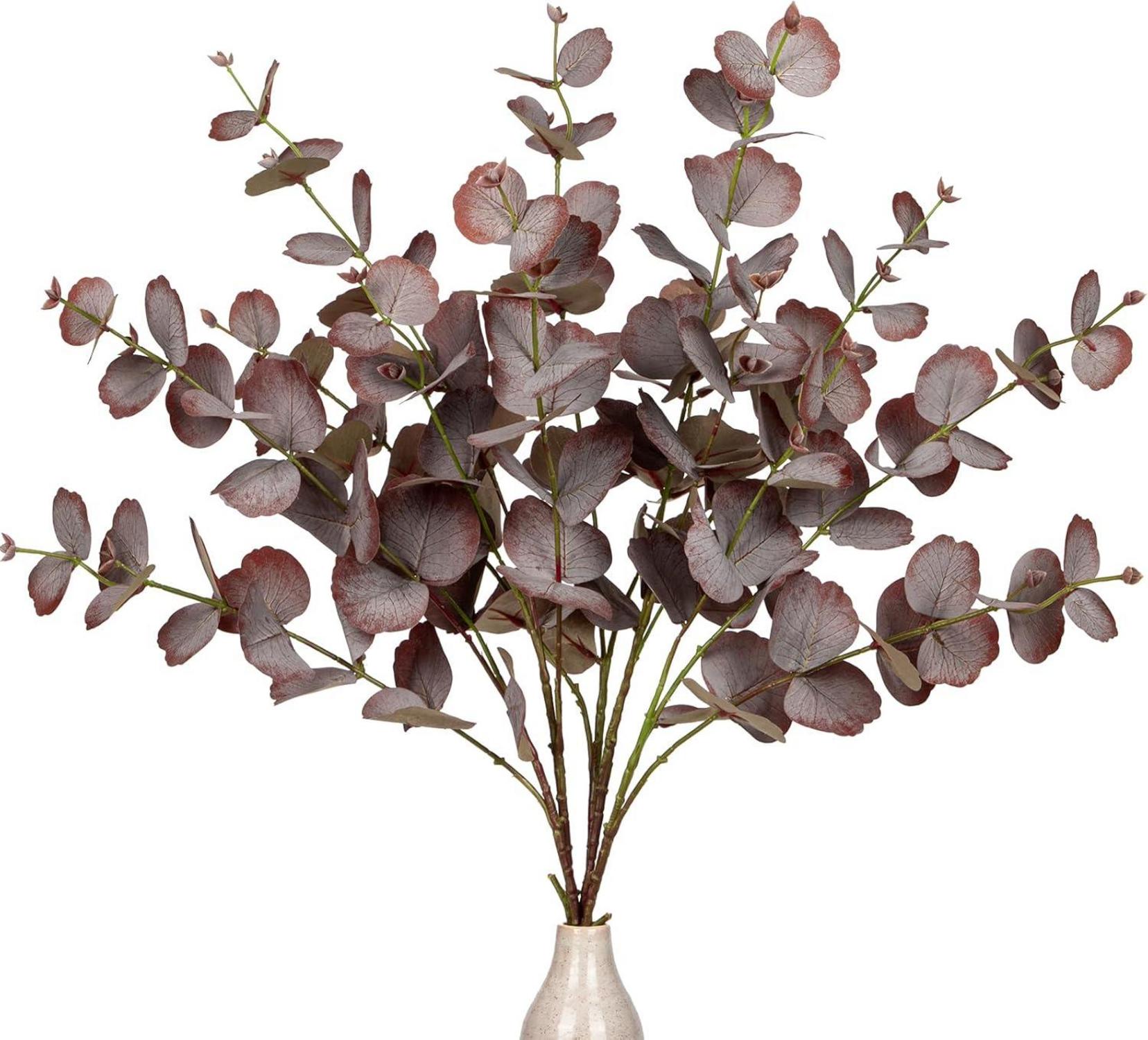 Künstliche Eukalyptus Dekozweige 5er Set Hochzeit Home Dekoration