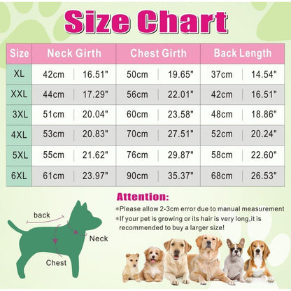 Wasserdichter Hundemantel Winterwarm & Winddicht XL-6XL Grau