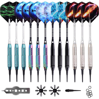 WIN.MAX Profi Softdartpfeile Set 12 Stück 18g