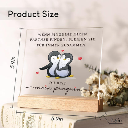 Holzschild Ich Liebe Dich Geschenk Paar Deko Jahrestag Valentinstag