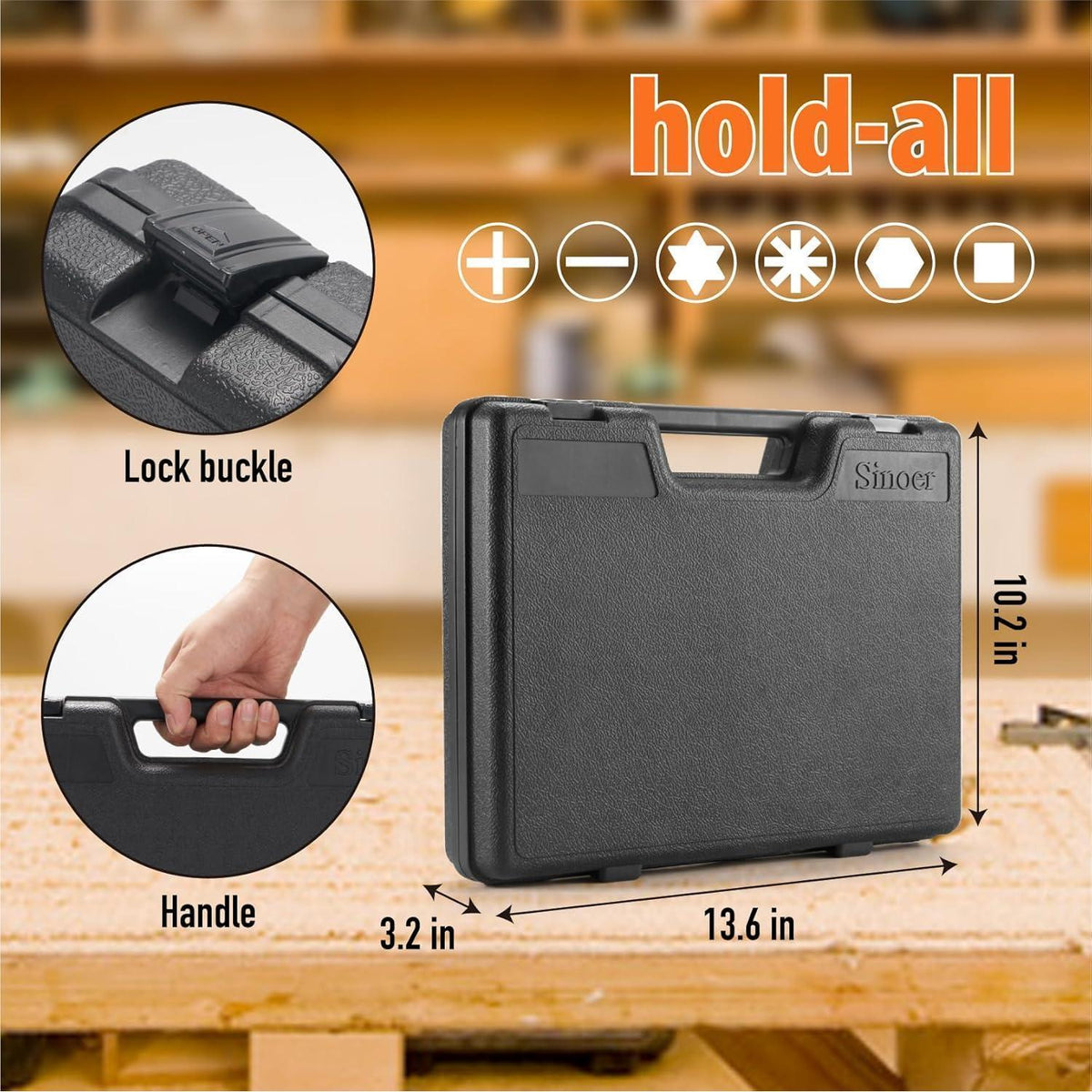 70-teiliges Schraubendreher-Set mit Koffer und Bits