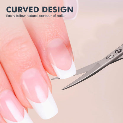 Gebogene Nagelschere aus Qualitäts-Edelstahl für Fuß- und Fingernägel