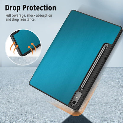 EasyAcc Lenovo Tab P12 2023 Hülle Stifthalter Standfunktion Blau 12,7 Zoll