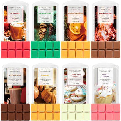 Duftwachs Sojawachs Winterduft Geschenkset 8 Kürbisse & mehr
