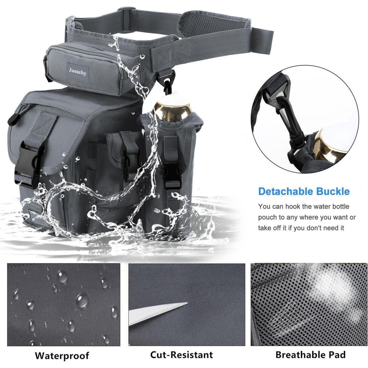 Taktische Beintasche Wasserdicht – Outdoor Hüfttasche für Herren