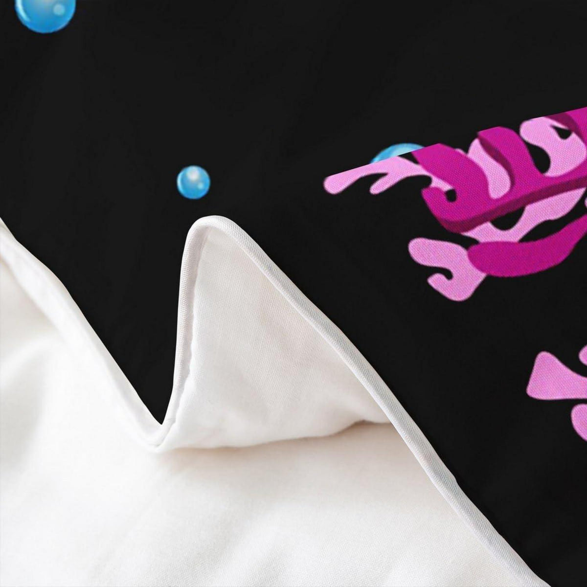 Axolotl Bettbezug 155x220 Baumwolle – Kawaii Unterwasserwelt