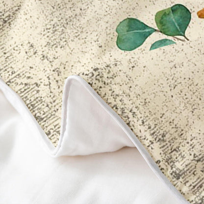 100% Baumwoll Bettbezug 135x200 – Tropical Hawaii Küsten Design