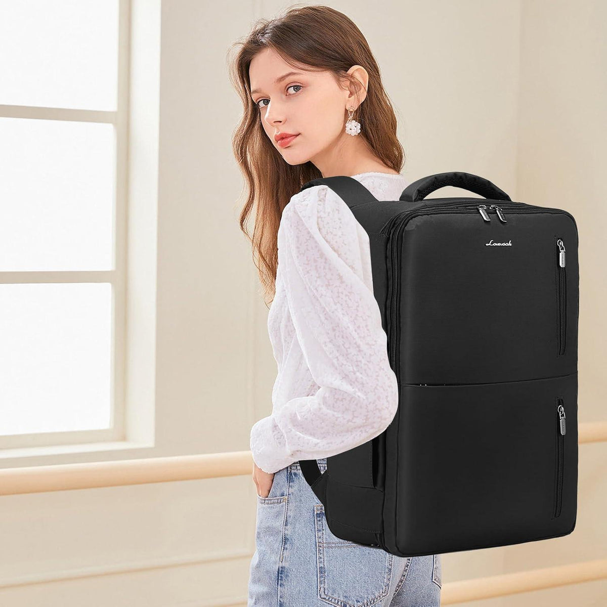 Handgepäck Rucksack Damen Herren Reiserucksack 18 Zoll