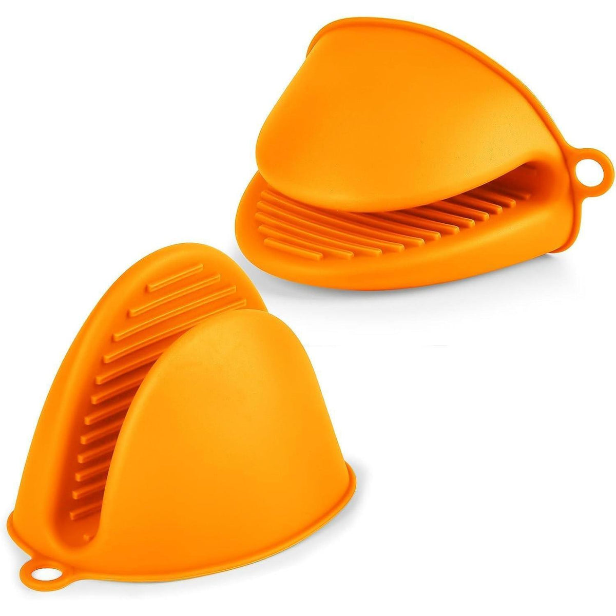Hitzebeständige Silikon Ofenhandschuhe - Orange