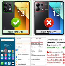 Handyhülle Xiaomi Redmi Note 13 5G Leder Klapphülle Blau