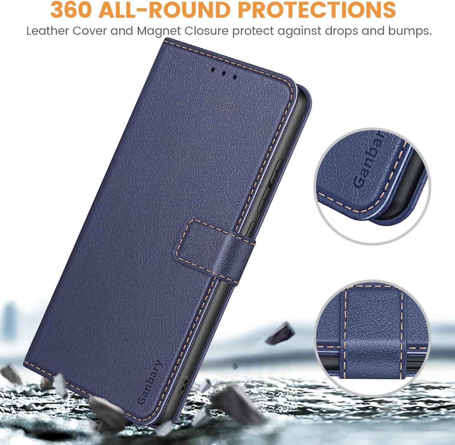 Handyhülle für Xiaomi Redmi Note 13 Pro 5G Premium Leder Klapphülle