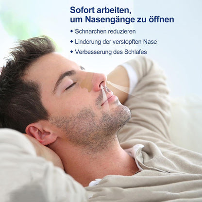 Nasenpflaster gegen Schnarchen, 100 Stück, Besser Atmen, für Sport und