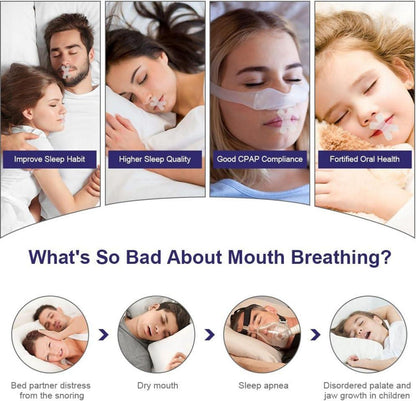 120 Pcs Mouth Tape for Sleeping Anti Snoring Strips