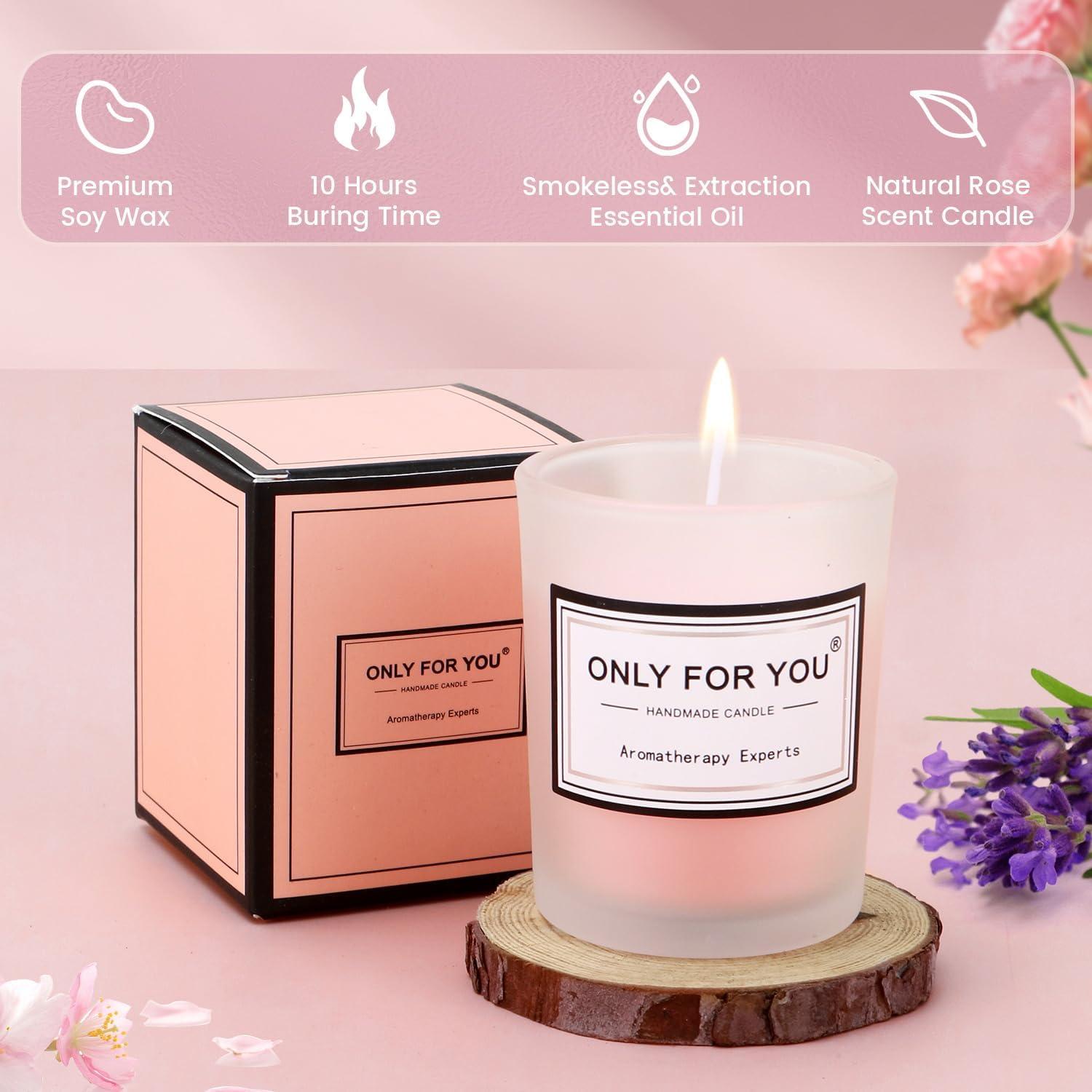 Lumstar Birthday Gifts for Women - 11 in 1 Geschenkset für Frauen - Weinglas, Duftkerzen, Badebombe, Augenmaske, Haarband, Geschenkbox