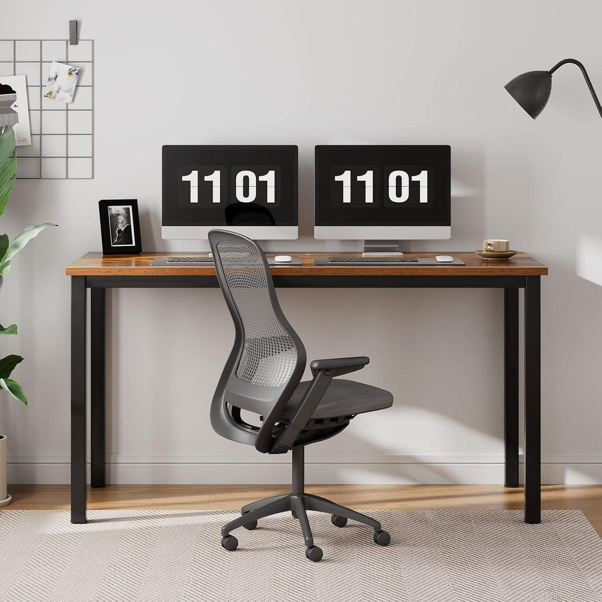 Computertisch E1 Holzplatte Büro Schreibtisch Esstisch 100x60x75 cm