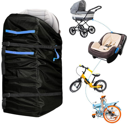 Transporttasche Kinderwagen Flugzeug 120x61x46cm Gate Check Wasserdicht 720D Schutzhülle Kindersitz