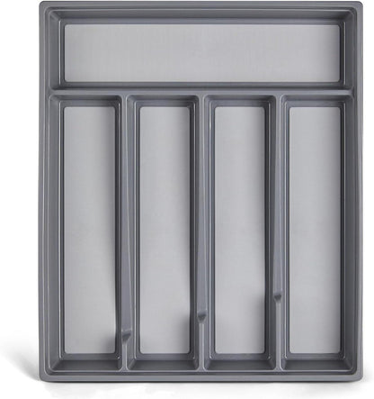 Kunststoff Besteckkasten für Schubladen Organizer 5 Fächer 33 x 28 x