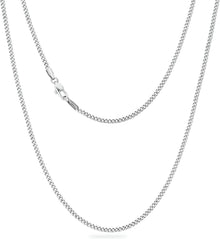 Kubanische Panzerkette mit Diamantschliff, Edelstahl, Gold