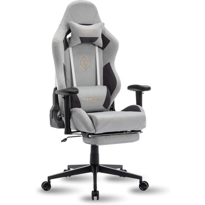 Ergonomischer Gaming Stuhl 180 kg Belastbarkeit in Lederoptik