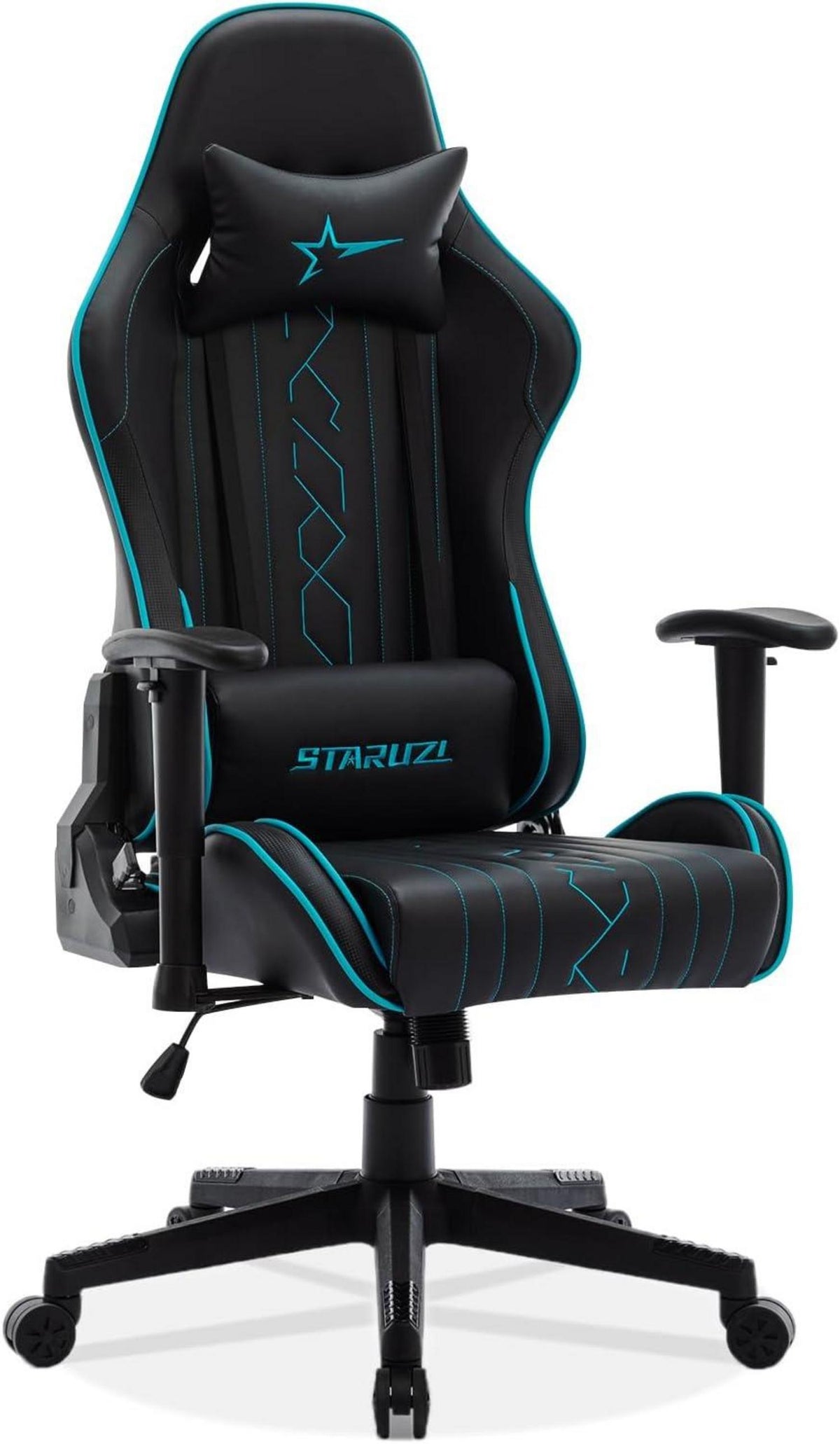 Ergonomischer Gaming Stuhl mit hoher Rückenlehne und verstellbaren